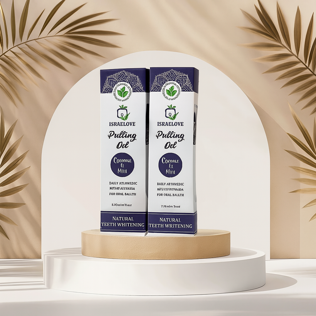ISRAELOVE Coconut + Mint Pulling Oil – 2 Bottle Bundle (8oz x 2)